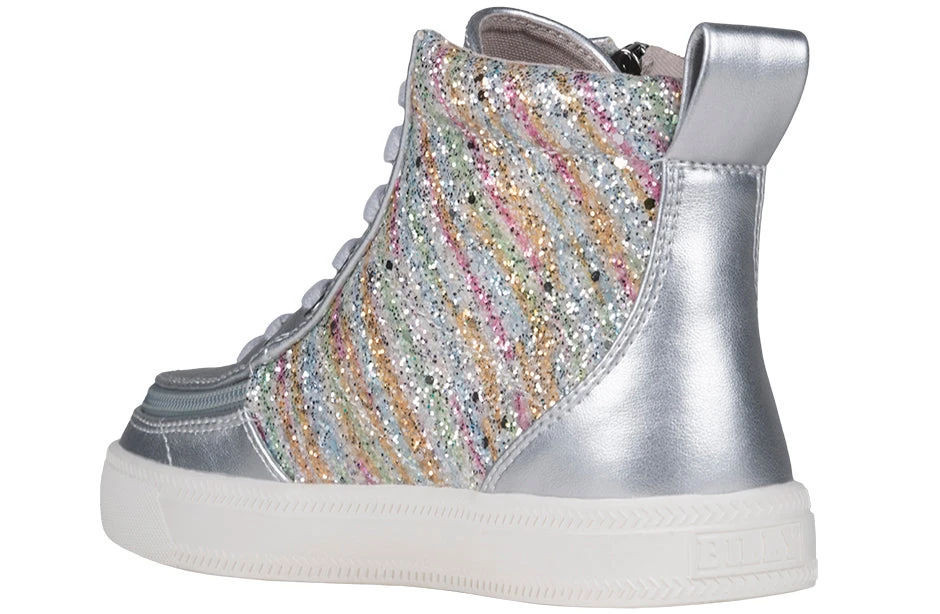 Silver Rainbow BILLY Classic Lace High Tops 5 Silver Rainbow BILLY Classic Lace High Tops - Image 3