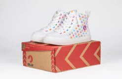 Rainbow Polka BILLY Classic Lace High Tops -Chic Shoe Store bk23100 111 onbox 1 940x614 52489753825 o
