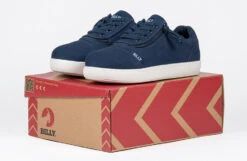 Navy BILLY D|R II Short Wrap Low Tops -Chic Shoe Store bk23156 410 w on box 1 940x614 52476005850 o