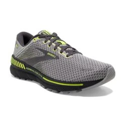 BROOKS Men's Adrenaline GTS 22 (068 -Grey/Pearl/Nightlife) 10 BROOKS Men's Adrenaline GTS 22 (068 -Grey/Pearl/Nightlife) -Chic Shoe Store brooks 110366068 a